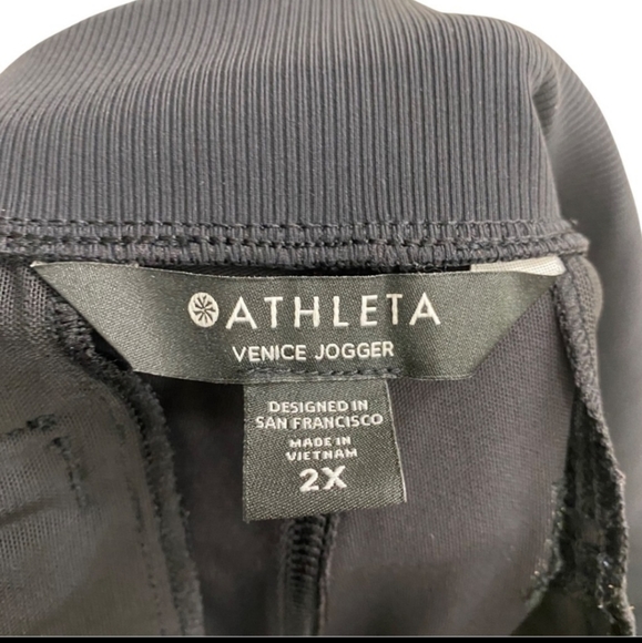 Athleta Venice Joggers black EUC 2X - Picture 5 of 6